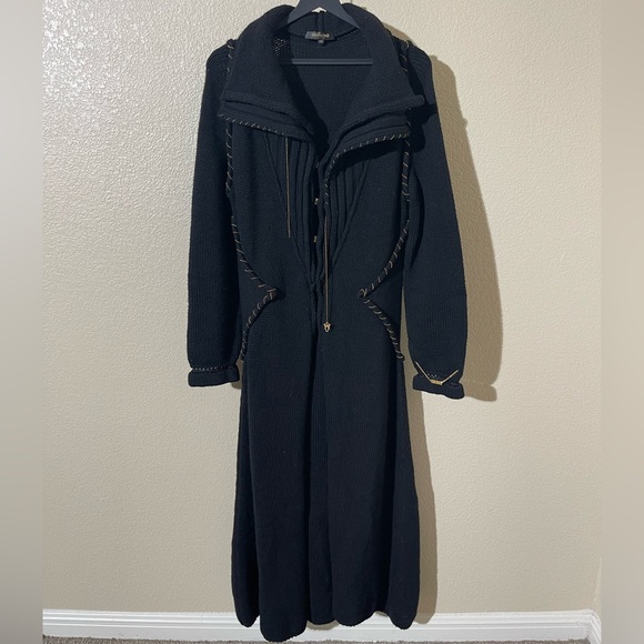 Roberto Cavalli Black Knit Cardigan